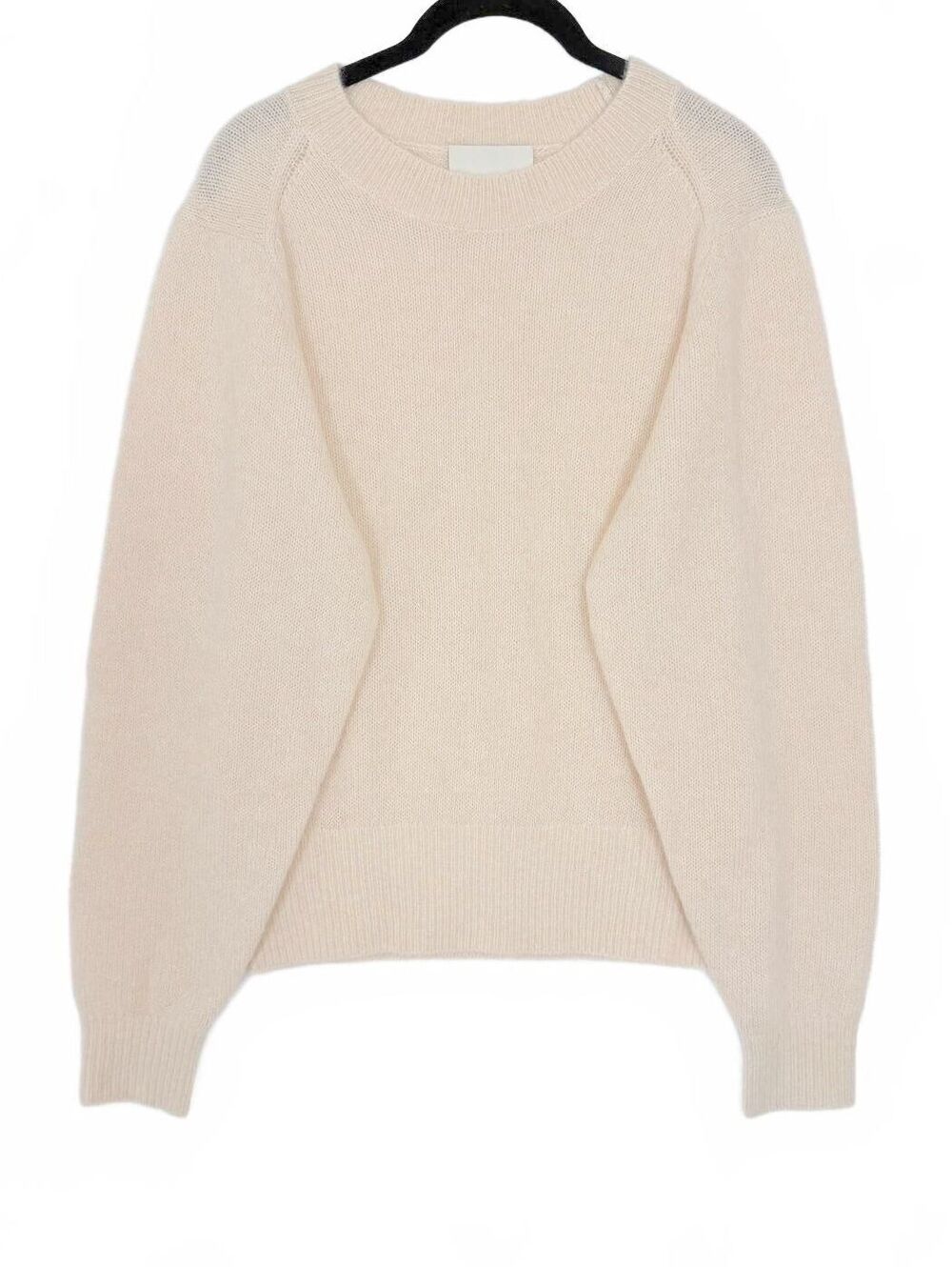Isabel Marant Etoile Cream Knit Crewneck Sweater Alpaca Blend EU 36/ US 4